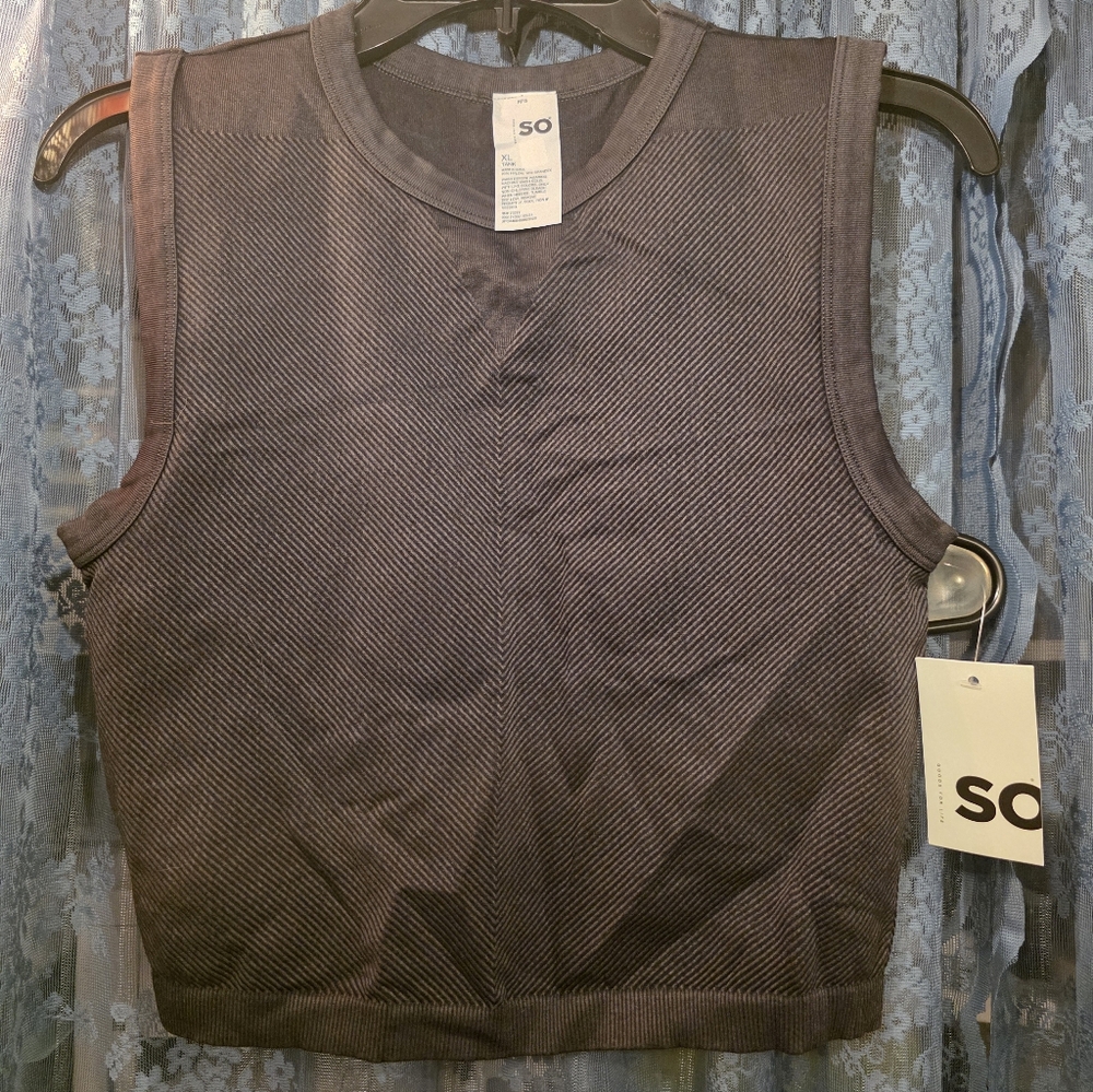 NWT SO Black Tank Top